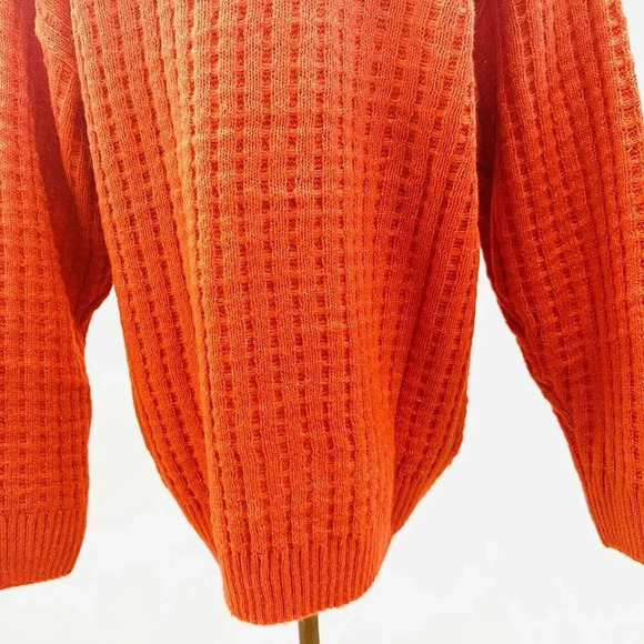 NWT SO GOODS FOR LIFE Juniors Long Sleeve Pullover Mock Neck Orange Sweater Sz L - Picture 8 of 12